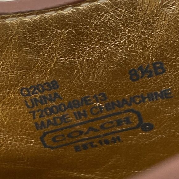 Coach Unna Leather Stiletto Heel Booties - Picture 9 of 12